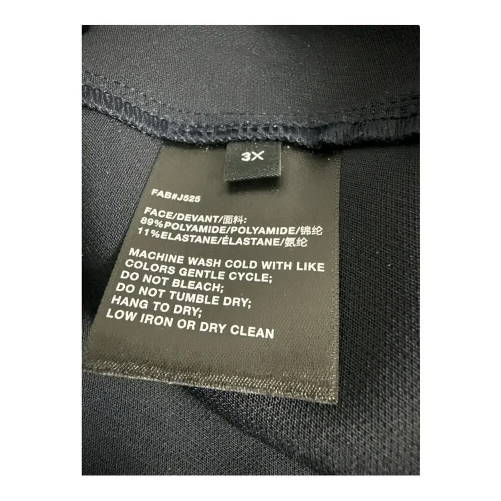 NWT Lafayette 148 New York Tribeca Stretch Skinny Leg Pants Ink Blue Size 3X